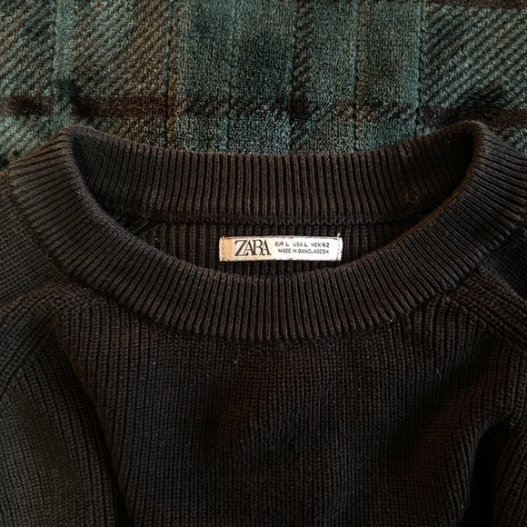 Zara Men’s Knit Sweater Size Large - Picture 2 of 2